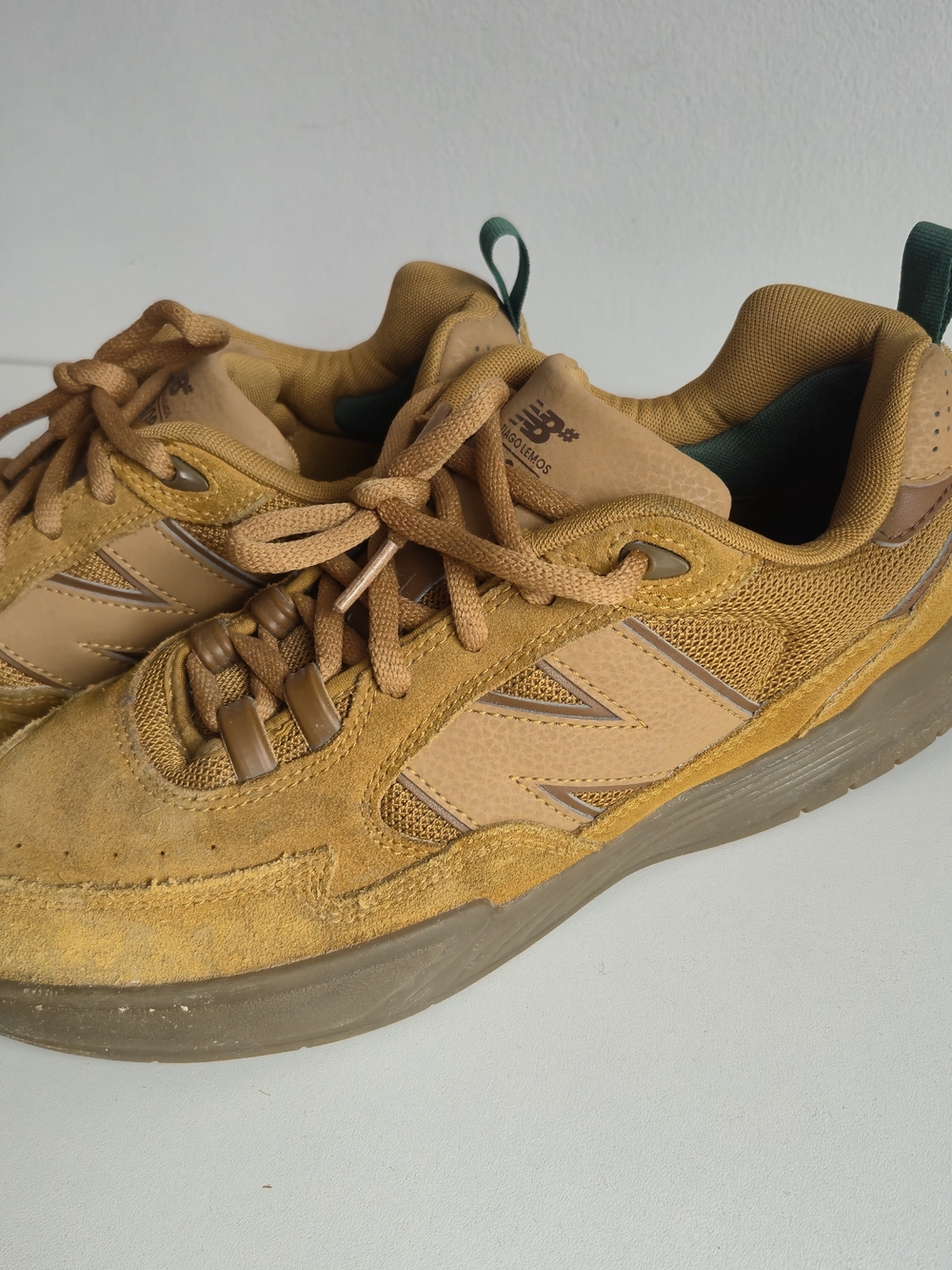 New Balance Men's Wheat Suede Casual Sneaker - Wheat